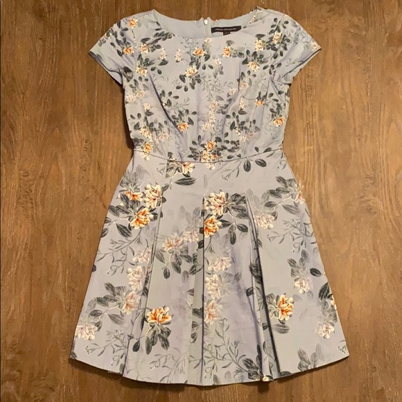 French Connection Dresses & Skirts - French Connection blue floral dress